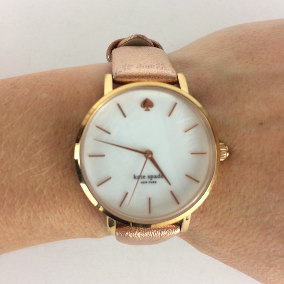 kate spade Accessories - Kate Spade Water Resistant Watch with Leather Band